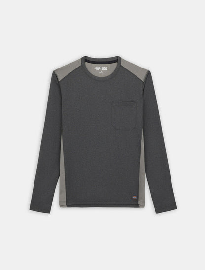 L/S PERFORMANCE TEMP IQ365 TEE / DARK HEATHER