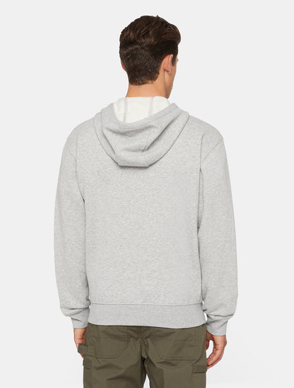 MWG FUL ZIP FLC HOD REG / HEATHER GREY