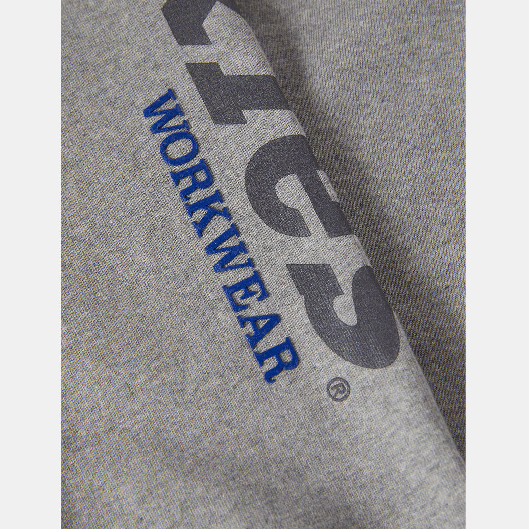 OKEMO GRAPHIC SWEATSHIRT (BCI) / GREY MELANGE