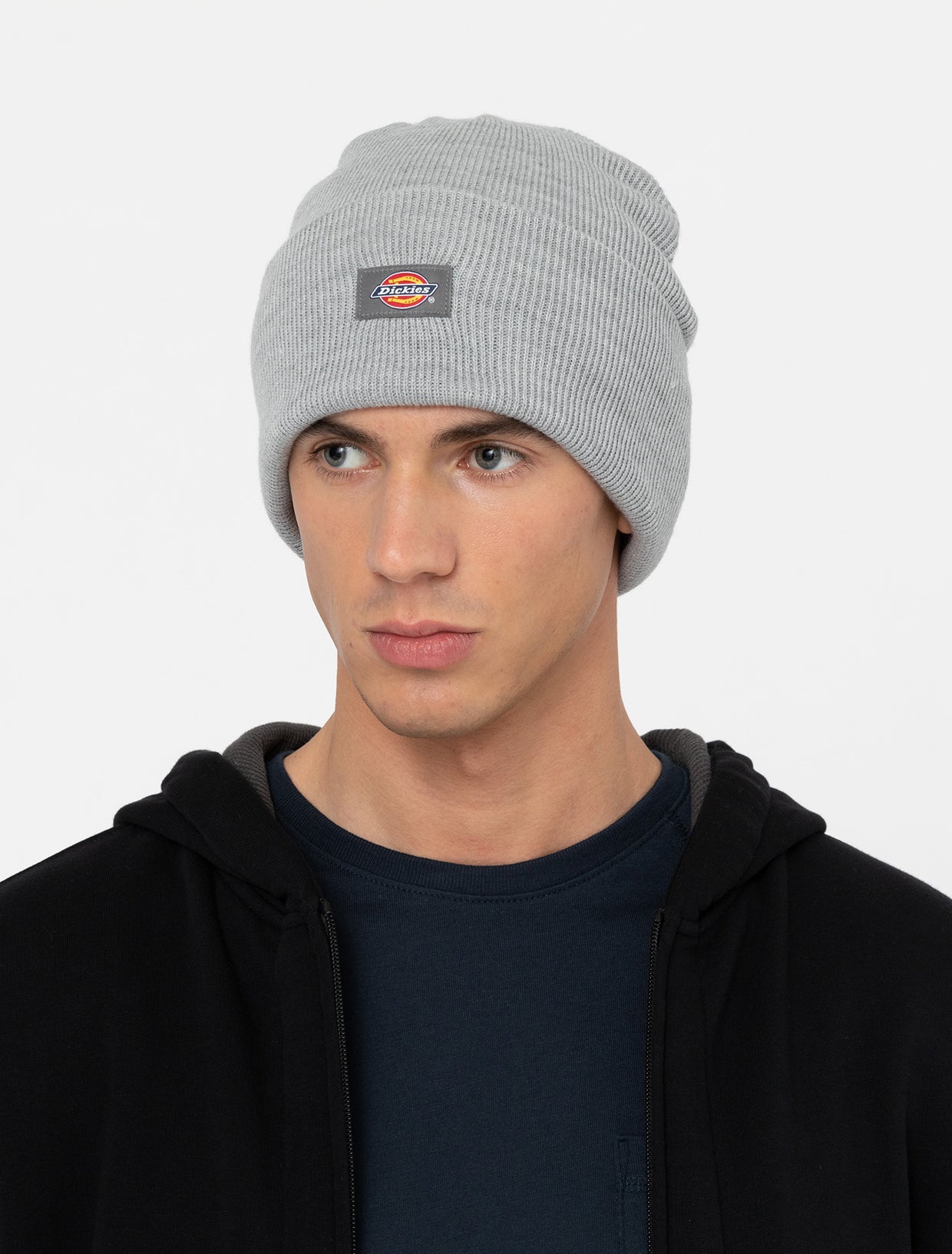 DICKIES ACRYLIC CUFFED BEANIE / HEATHER GREY