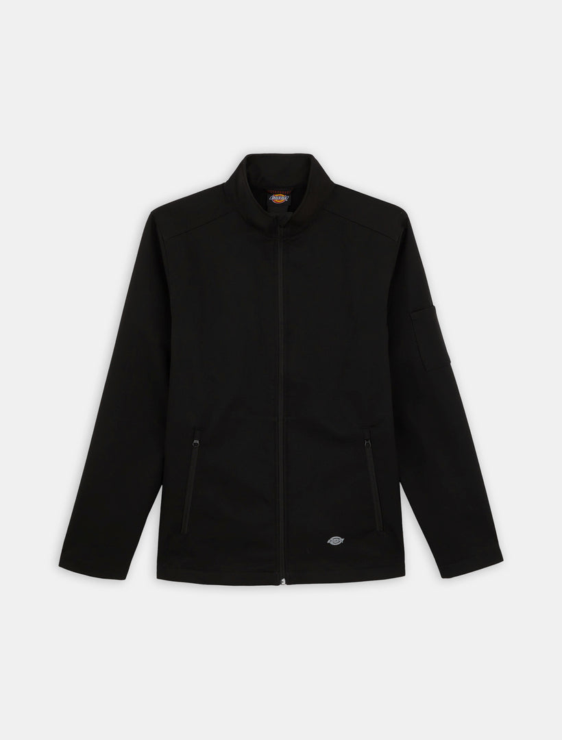 FULL ZIP SOFTSHELL JACKET / BLACK